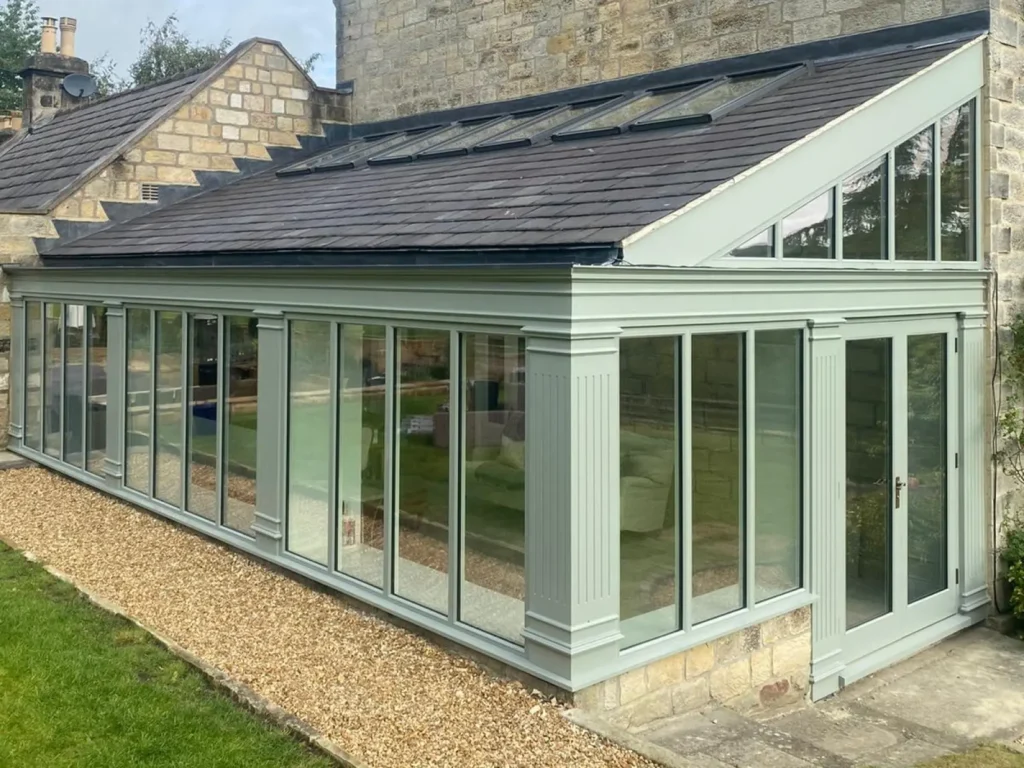 Green Grey Replacement Conservatory Windows & Doors
