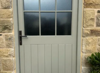 Sage Green Door