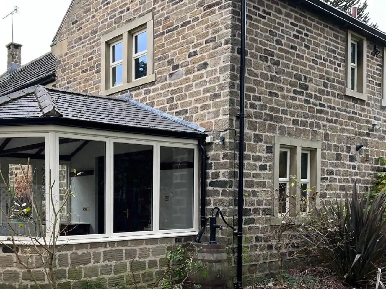 Replacement lighter painted timber windows