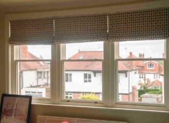 Triple Sash Window In Sapele, Bedroom