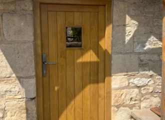 AFTER Mick Hughes Replacement Timber Front Door Conservation Area