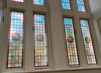 AFTER Encapsulated Glass Windows Replaced and Plain Windows Restored